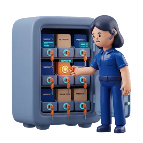 Encrypted Passenger Locker